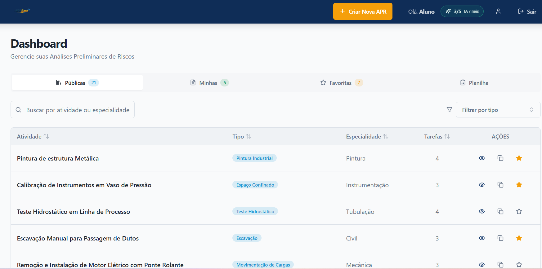 APRBase Dashboard