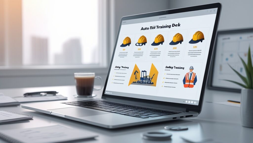 Apresentação profissional sendo criada por inteligência artificial